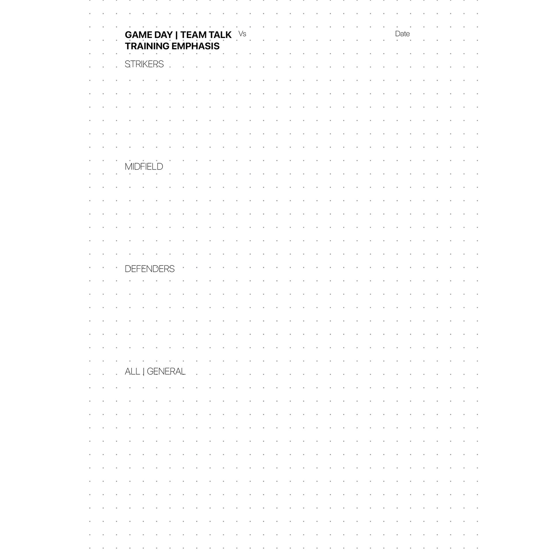 Hockey Specific positions page