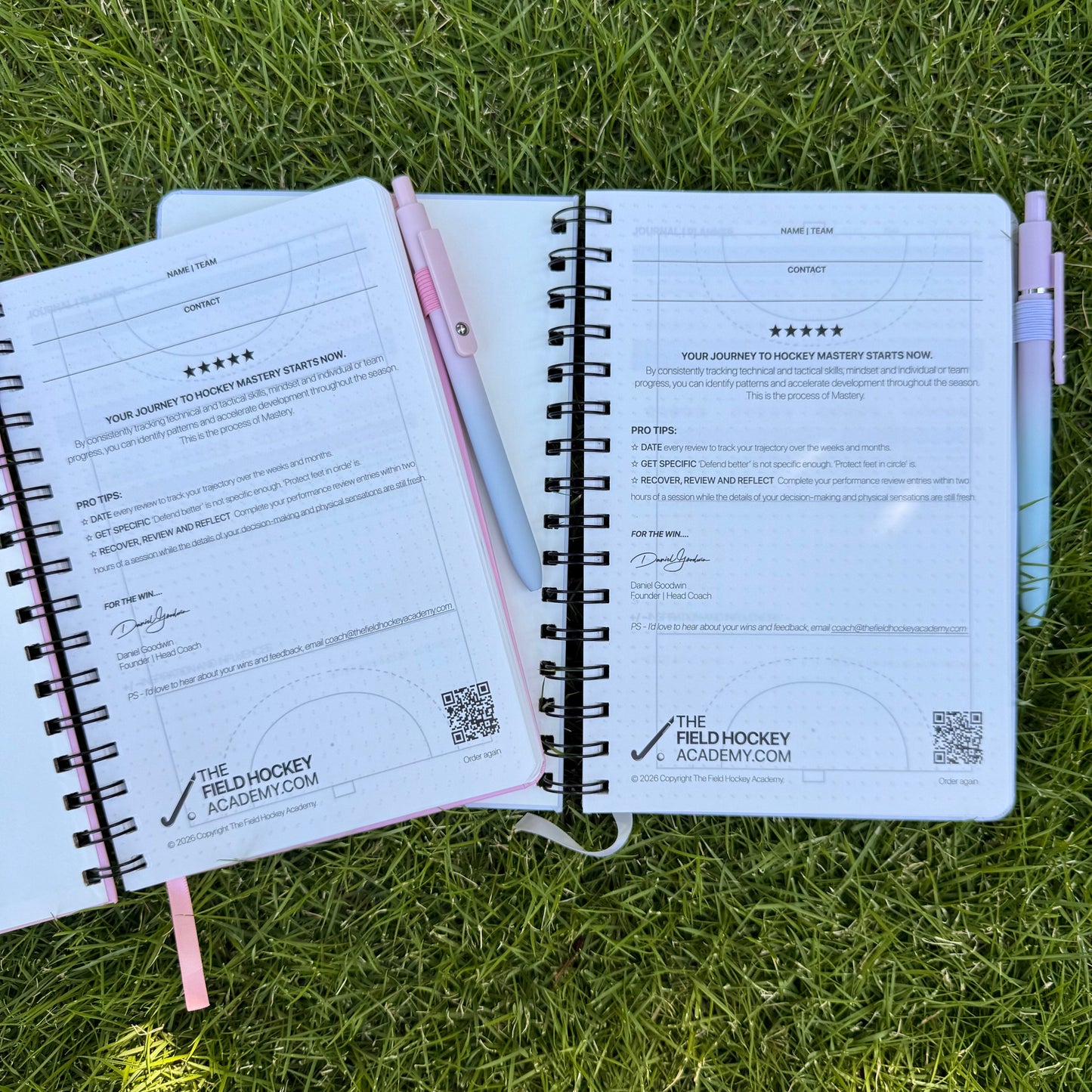 The Field Hockey Players Journal: Pre Order Now (Ships Late Feb 2026)